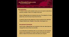Desktop Screenshot of mybanglagaan.com